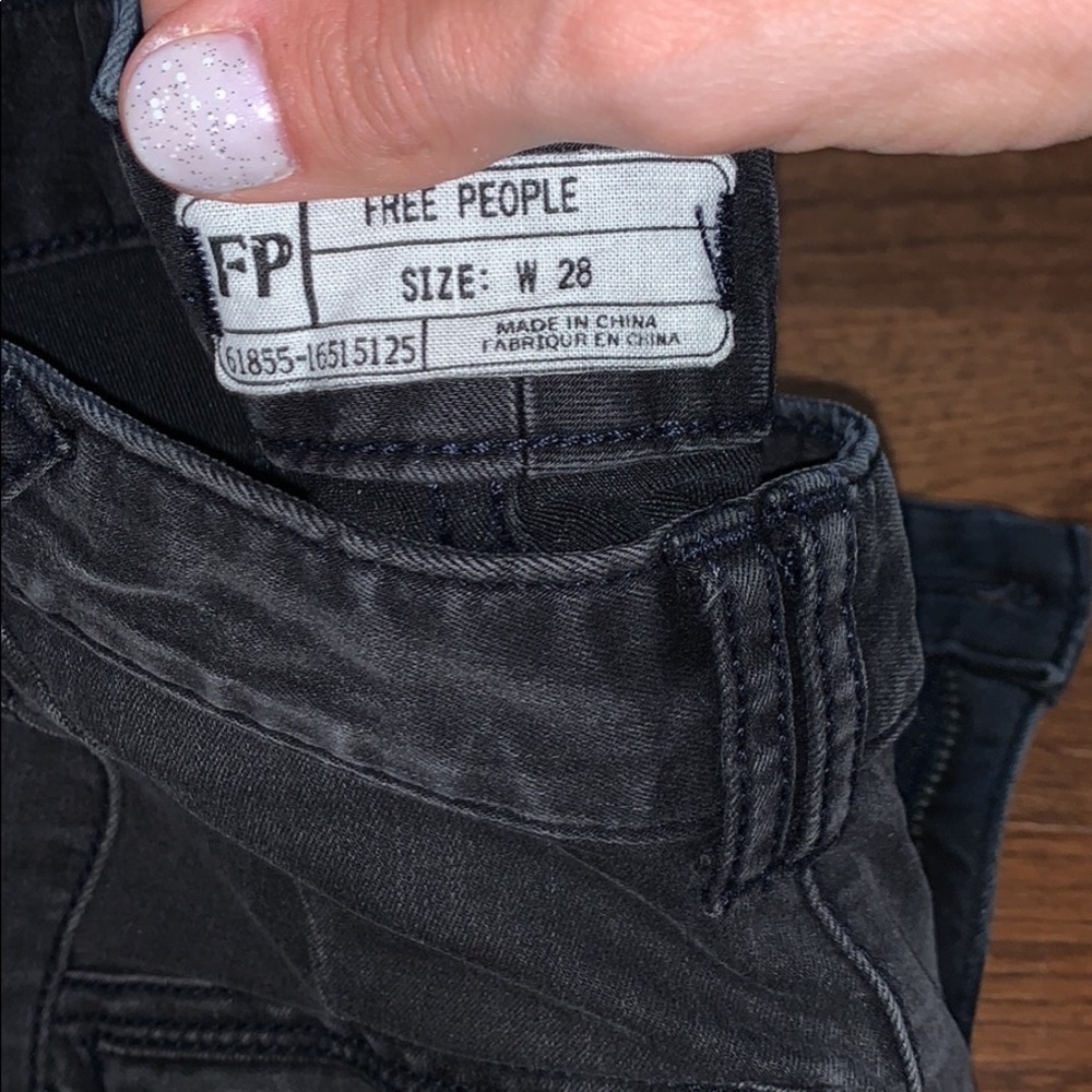 Free People gray jeans